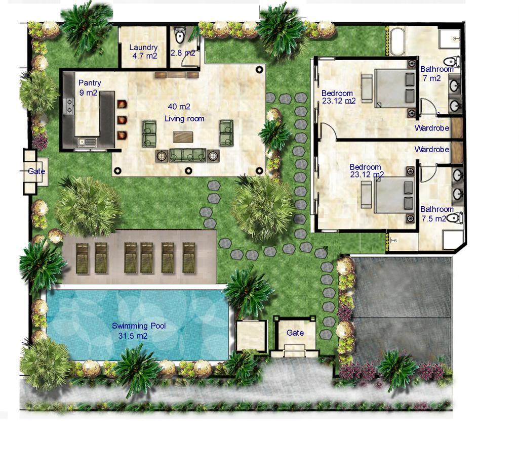 Hevea Villas Семиньяк Экстерьер фото