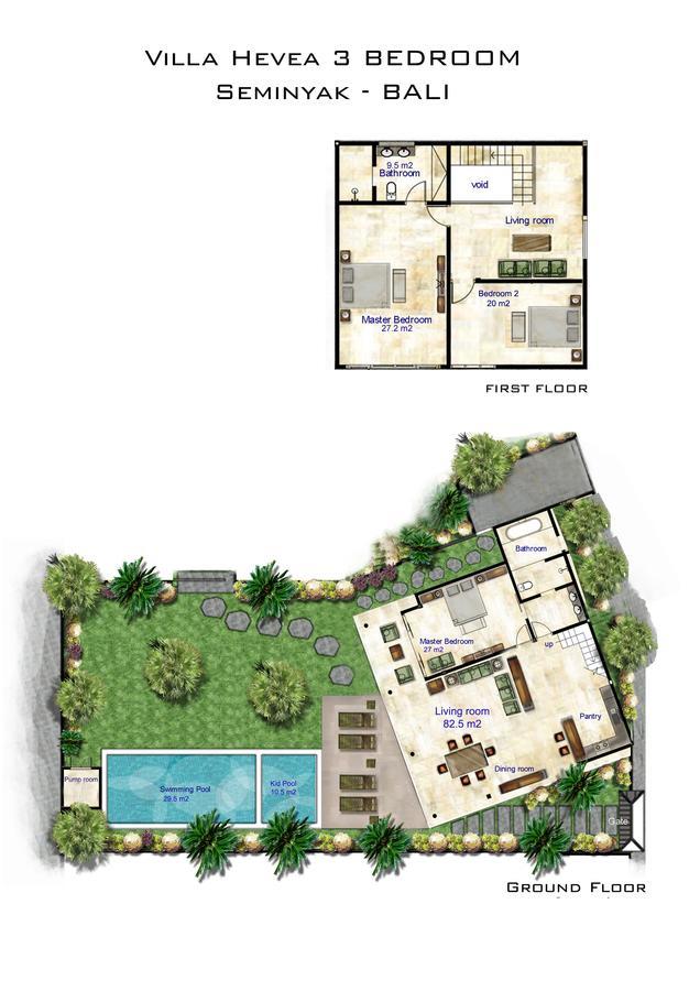 Hevea Villas Семиньяк Экстерьер фото
